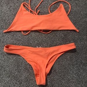 Orange bikini